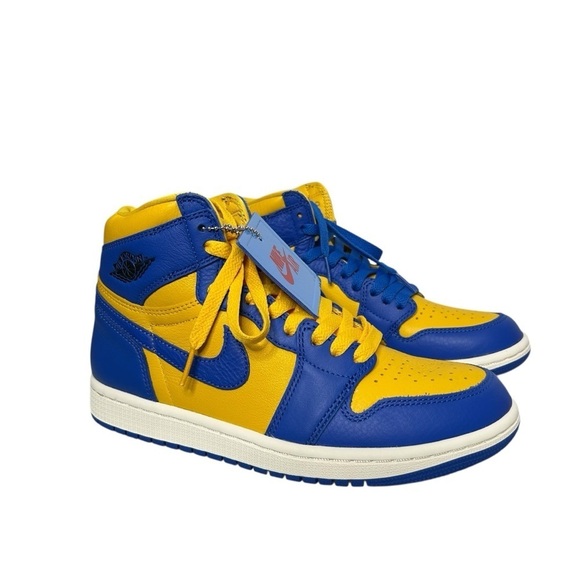 Nike Air Jordan Women's Retro 1 High OG Varsity Maize Game Royal Sz 7 FD2596-700 - Picture 5 of 14